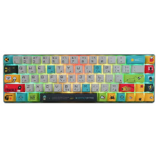 KGaming (C-K29-CB) Space Star Tri-Mode Gaming Keyboard - Cream Blue